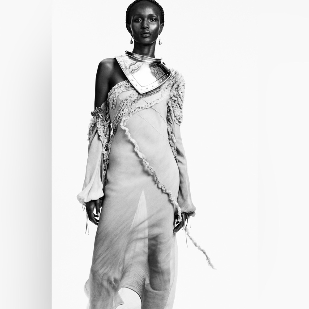 Zara ZW Halloween Collection Limited Edition Asymmetric Dress in lilac. - Picture 12 of 15